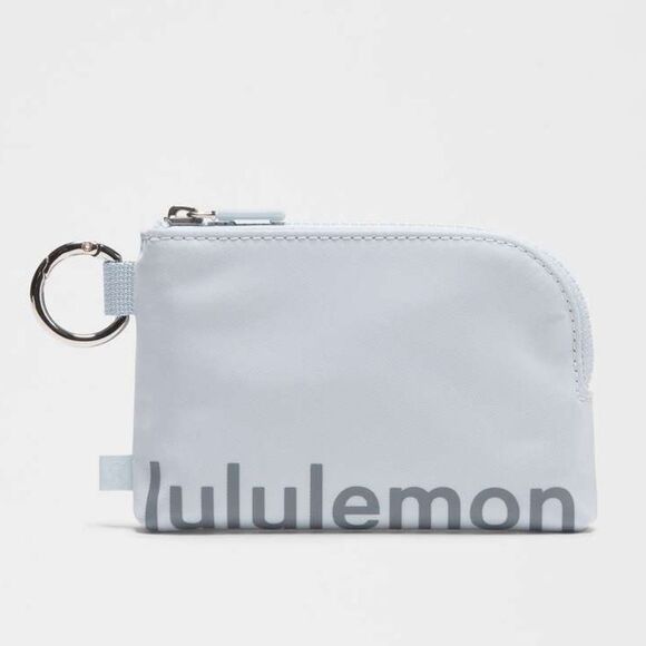 CLIPPABLE CARD POUCH Starch Blue/Solar Grey STRH/SOGY - NWT Lululemon zip case - Picture 1 of 10